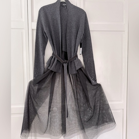 🎉HP🎉 NWT NIC+ZOE Tulle Skirted Kimono - Picture 3 of 7